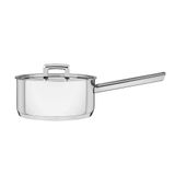 Panela Tramontina Brava Em Aço Inox Fundo Triplo Com Tampa Plana E Cabo 20 Cm 2,9 L Tramontina