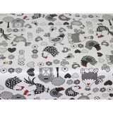 Toalha De Mesa Térmica Pvc Impermeável Galinhas 1,80 X 1,40