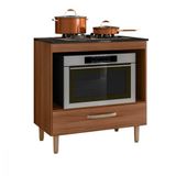 Balcão para Cooktop 4 ou 5 Bocas e Forno Avela Nicioli Avelã