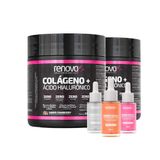 Kit Renova Be Colágeno Verisol Ácido Hialurônico + Sérum