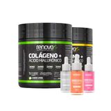 Kit Renova Be: Colágeno + Ácido Hialurônico + 3 Séruns