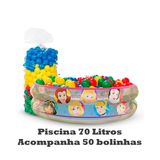 Piscina Infantil Inflável Princesas 70 Litros + 50 Bolinhas