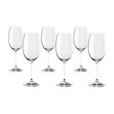 Jogo De 6 Taças De Cristal Bohemia Para Vinho Fizzy 250 Ml