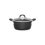 Caçarola Mônaco Induction Alumínio Revestimento Antiaderente Starflon Preto 28 Cm 6,4 L