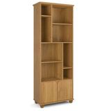 Livreiro Taurus Sala Escritório Com 2 Portas E Nichos Cinamomo Cinamomo