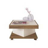Mesa Centro Saara Pinho/off White Artely Pinho/off White