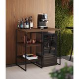 Aparador Industrial Para Cervejeira Com 2 Prateleiras 75x80x50