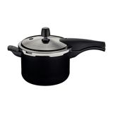 Panela de Pressão Effect Alumínio Revestimento Antiaderente 20 cm 4,5 L Preto - Tramontina 20591420