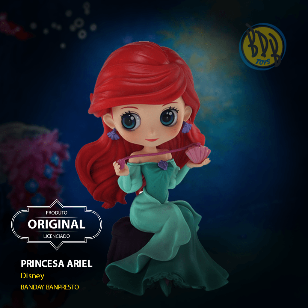 Boneca Disney Pequena Sereia Jovem Ariel Sem Roupa 17 de Altura Limpa