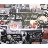 1 Toalha De Mesa Térmica Pvc Impermeável Beer 1,40 X 2,20m