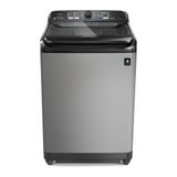 Lavadora De Roupas Panasonic 12kg Automática Cesto Inox Sistema Ciclone F120b1 Cinza