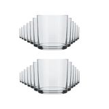 Jogo 12 Copos De Whisky Rocks Vidro 300 Ml - Nadir