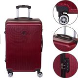 Mala De Viagem Média Com Rodas 360 Travel One To Fly Vinho