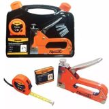 Kit Ferramenta Profissional De Grampeador Com Trena