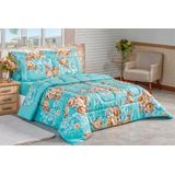Coberdron King Size Naturale Edredom Dupla Face Luxuoso 200