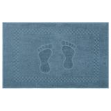 Toalha De Piso Pezinho 100% Algodão 45x68cm Appel Azul Veleiro