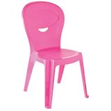 CADEIRA PLASTICA MONOBLOCO INFANTILO VICE ROSA