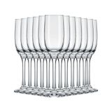 Jogo 12 Taças Champagne Cristal Imperatriz 190 Ml - Nadir