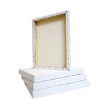 Tela Branca Para Pintura Quadro Canvas Painel Arte 30x28cm