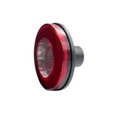 Lanterna Traseira Luz Ré 125mm Led Bivolt Fio Metalizada H3