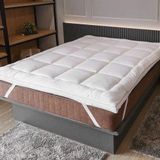 Pillow Top Queen Toque De Plumas Nobless 1000g/m Appel Branco