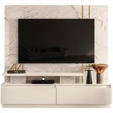 Estante Home Tv 75 Pol 2 Gav 183 Cm 6531 Calacata Off White Mdt Calacata Off White