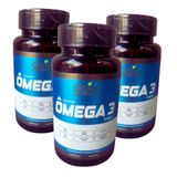 Kit Com 3 Ômega 3 Epa660 Dha440 60 Cápsulas Gaia Seven