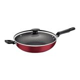 Wok Com Cabo Loreto Alumínio Revestimento Antiaderente 28 Cm 3,3 L Vermelho - Tramontina 20394728