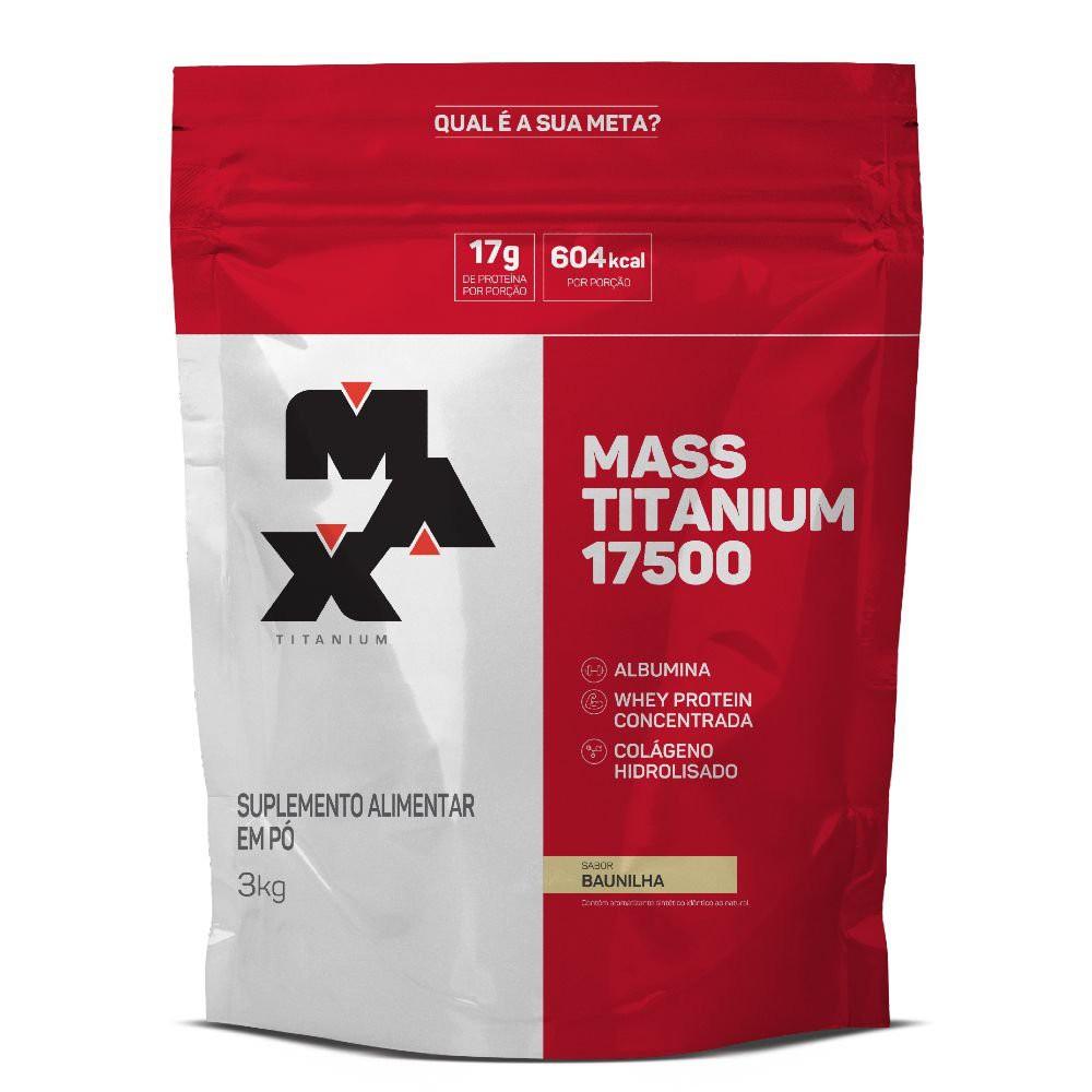 Max Titanium Hipercalórico Mass Titanium 17500 3kg  Chocolate