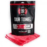 Dub Towel Microfibra Vermelha 400gsm Dub Boyz 40x40cm