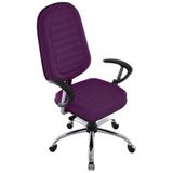 Cadeira Para Escritório Presidente Gomada Linha Blenda Roxo