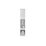 Mesa De Cabeceira Modulada Armário Rizon C/ 1 Gaveta Cor Branco - Novo Horizonte