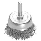 Escova Tipo Copo Arame Ondulado Com Haste 2x1/4&#39;&#39; Tramontina Pro Tramontina