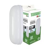 Arandela Tartaruga Led Taschibra Force 12w Ip65 Branca Bivolt 6500k Luz Fria