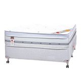 Cama Box + Colchão Castor Casal Niponpedic One Face Pocket 138x188x60cm
