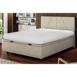 Base Cama Box Baú Casal Linho Skybox Bege