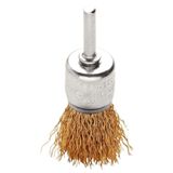 Escova Tipo Pincel Arame Ondulado Com Haste 5/8x1/4&#39;&#39; Tramontina Pro Tramontina