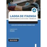 Apostila Lagoa De Itaenga Pe 2023 - Auxiliar Serviços Gerais