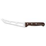 Faca Para Queijo Harmoniza Com Lâmina Em Aço Inox E Cabo De Madeira Polywood Castanho 6&quot;