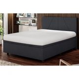 Base Cama Box Baú Casal Veludo Skybox Preto