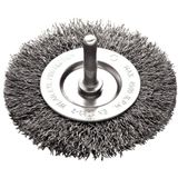 Escova Circular Arame Ondulado Com Haste 3x1/4&#39;&#39; Tramontina Pro Tramontina
