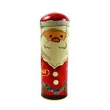 Lata Natalina De Metal 25x8cm Papai Noel Pote