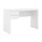 Mesa De Computador Me-4123 C/ 2 Gavetas Branco - Tecno Mobili