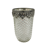 Vasinho Espelhado Bico De Jaca 17x10cm Decoracao Prata Vaso