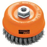 Escova Tipo Copa Arame Entrançado 2.1/2&#39;&#39; Tramontina Pro Tramontina