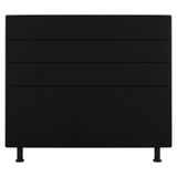 Cabeceira Cama Box Casal King Size Malik 195cm Suede Preto - Abmaza