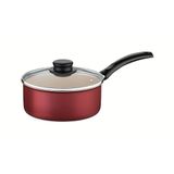 Panela Turim Vermelha Revestimento Interno E Externo Antiaderente Starflon Max 18cm