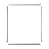 Moldura Boiserie Eva Autocolante 60x70cm 2,3cm Branco