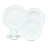 Jogo De Jantar Em Porcelana Soleil Com 20 Peças Oxford White