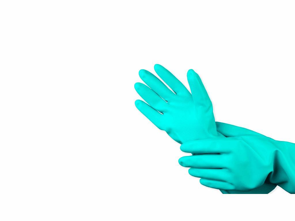 Guanti Multiuso M/P8 Con Palmo In Lattice, Traspiranti, Ideali Per Edilizia E Movimentazione Acciaio, Verde